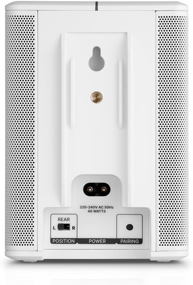 Teufel Effekt 2 Kabelloses, aktives Stereo-Lautsprecher-Paar als Rear-Speaker - weiss, Weiss
