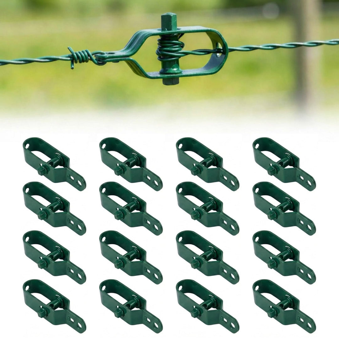 Drahtspanner Maschendrahtzaun Zaunspanner aus Metall, Robuste Spannschlösser für Spanndraht und Zaun
