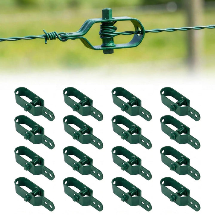 Drahtspanner Maschendrahtzaun Zaunspanner aus Metall, Robuste Spannschlösser für Spanndraht und Zaun