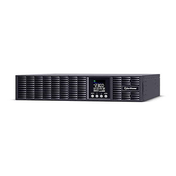 CyberPower OLS3000ERT2UA-B Online-USV Doppelwandlung 3000VA/2700W, 2U Rack/Tower, schwarz, Eingang 1