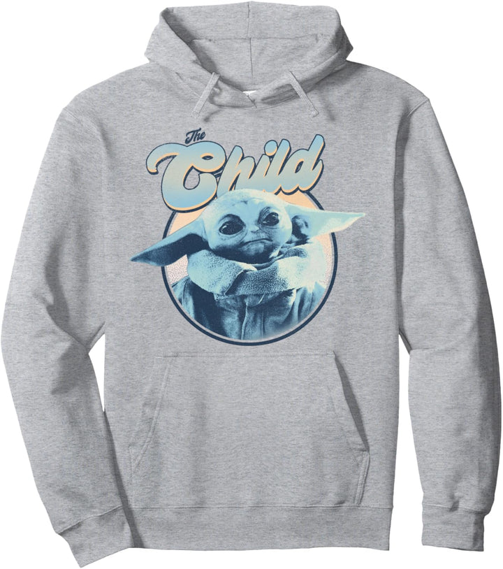 Star Wars Mandalorian The Child Retro Circle Pullover Hoodie