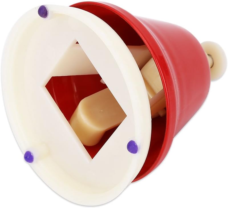 Alomejor 8-Noten Bunte Handglocke Handglocken Set Musikinstrument Spielzeug für Kinder Kinder