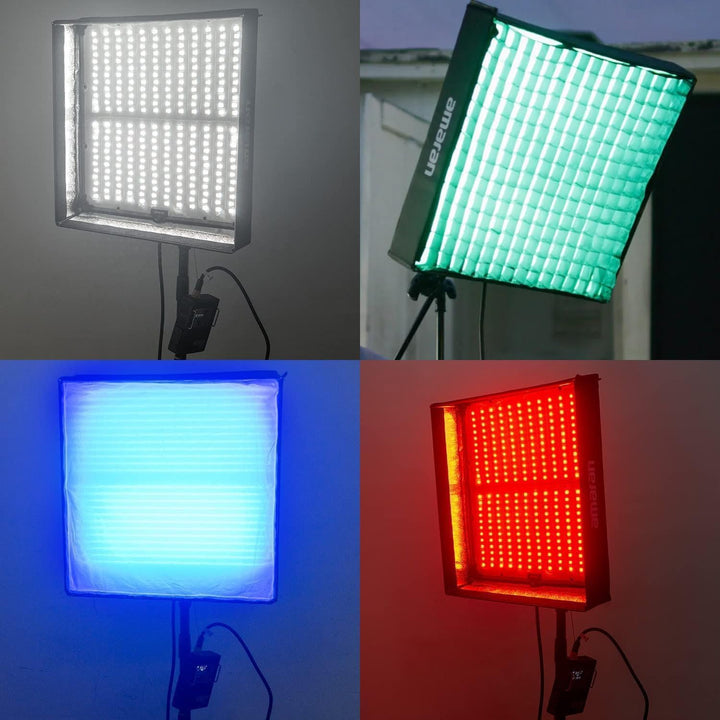 Aputure Amaran F22c 2'x2' RGBWW LED Flexibles Stofflicht LED-Videolicht 2500K~7500K, 200W, 15 Lichte