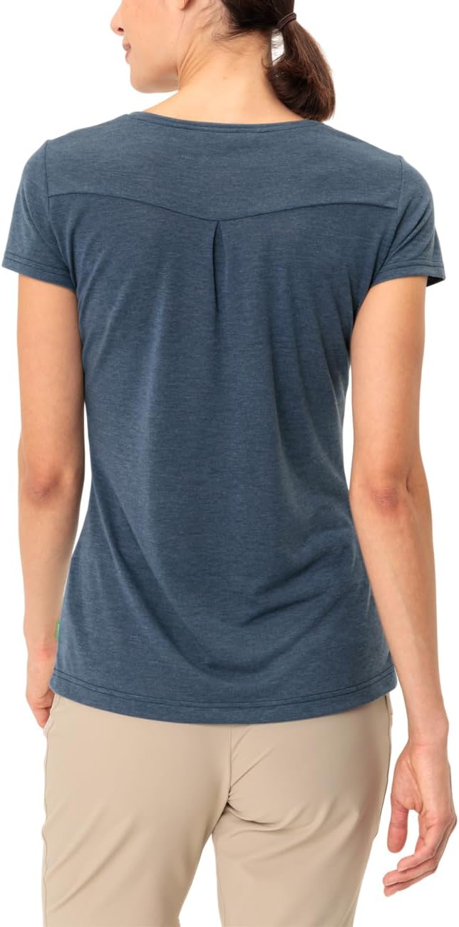 VAUDE Damen Women's Skomer Print T-Shirt Ii T-Shirt (1er Pack), Dark Sea Uni
