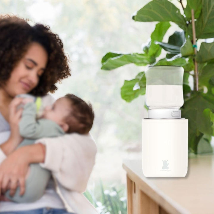 Hello Hippo - Mobiler Babyflaschenwärmer: USB-C Aufladbar, Anti-Auslauf, Kompatibel mit Philips Aven