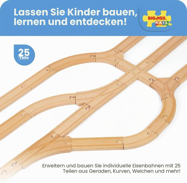 Bigjigs Rail Holzschienen Set