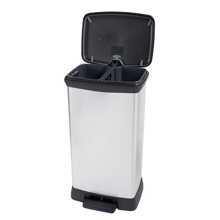Keter | Decobin Duo 23L/23L Zilver metallic (1412026)