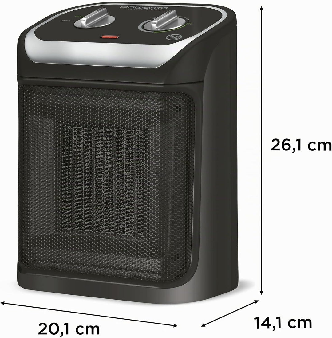 Rowenta SO9261 Mini Excel Heizlüfter | 1000 Watt | Elektro-Heizung | energiesparend | Innenraum | in