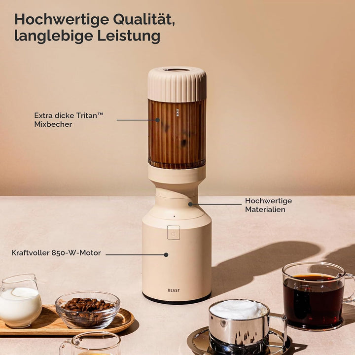 Beast Mighty 850 Plus - Kraftvoller Mixer, Smoothie Maker - Sand Sand Mighty 850 Plus, Sand Mighty 8