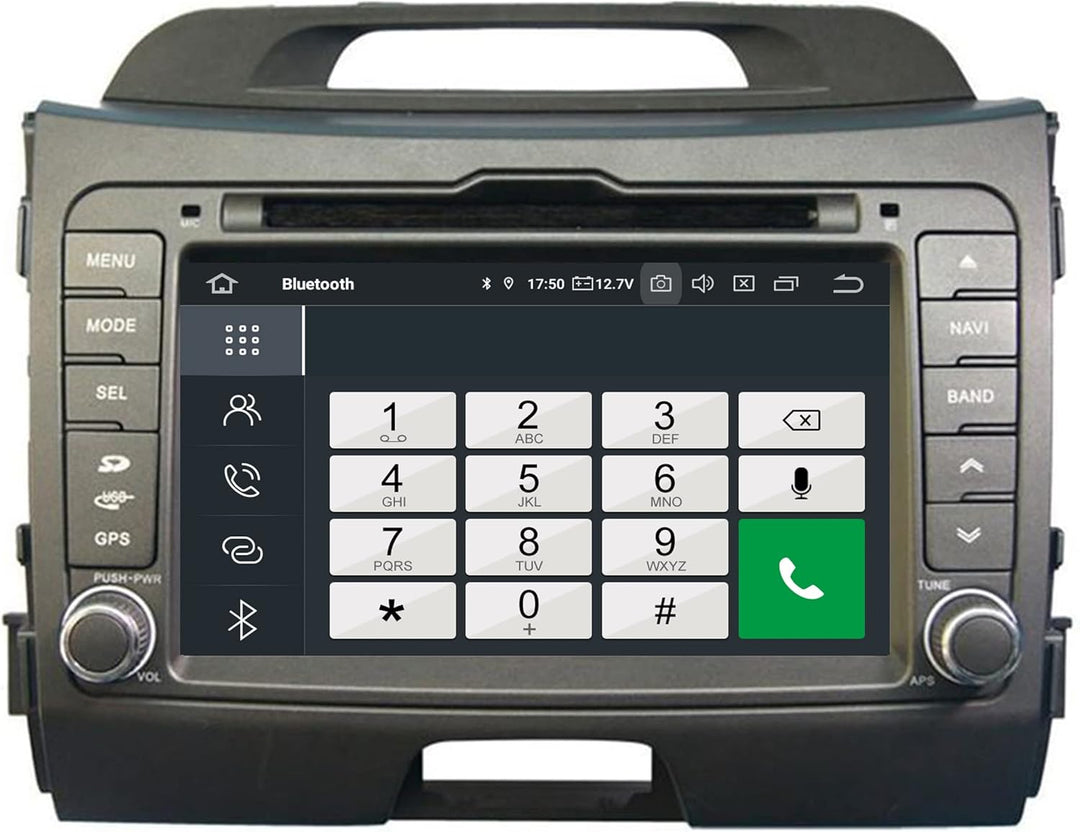 Kompatibel mit: Kia Sportage III 8" Touchscreen Android Autoradio DVD GPS Navigation CarPlay Android