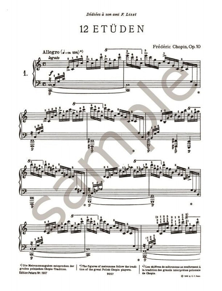 Etudes Piano - Buch