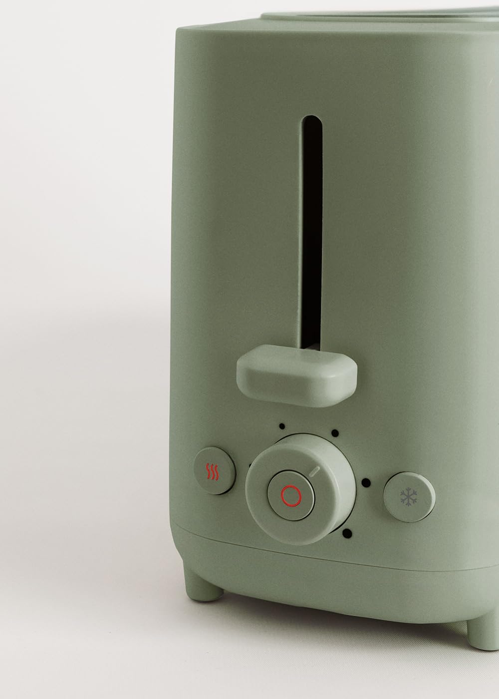 CREATE/TOAST STUDIO XL/Toaster Salbeigrün / 6 Leistungsstufen, Krümelschublade, Thermostat, Auftauen