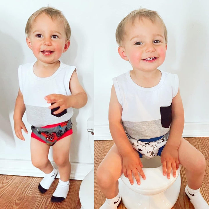 BIG ELEPHANT 10er Pack Baby Trainingshose - Saugfähige Töpfchen Unterwäsche Kleinkinder für Jungen u