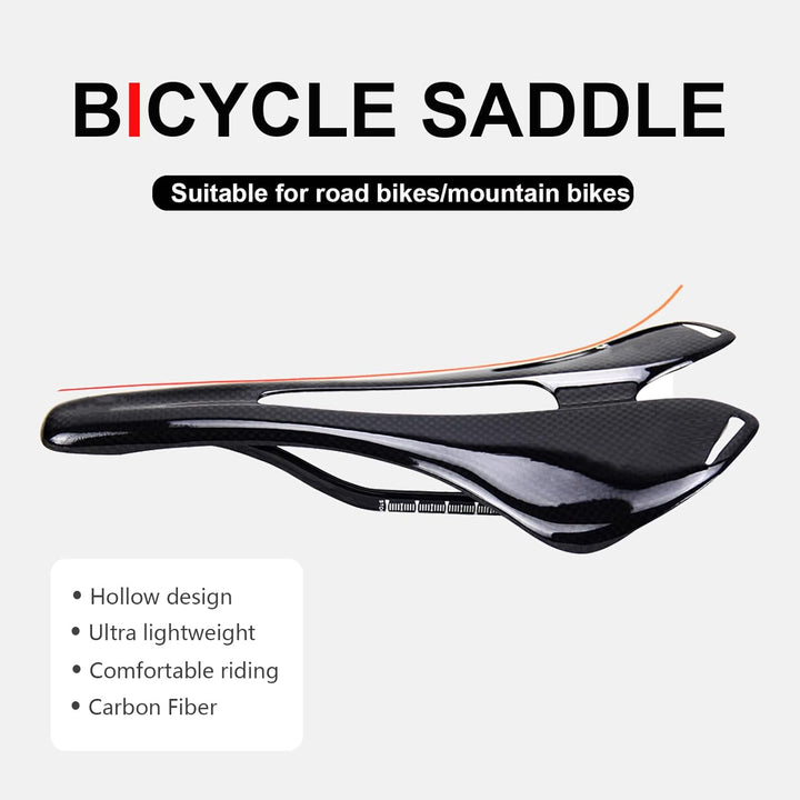 Alfa Pasca Fahrrad Sattel Carbon Fiber Road Bike Sattel MTB 143 * 275 mm Fahrrad Sattel 120 g 275x14