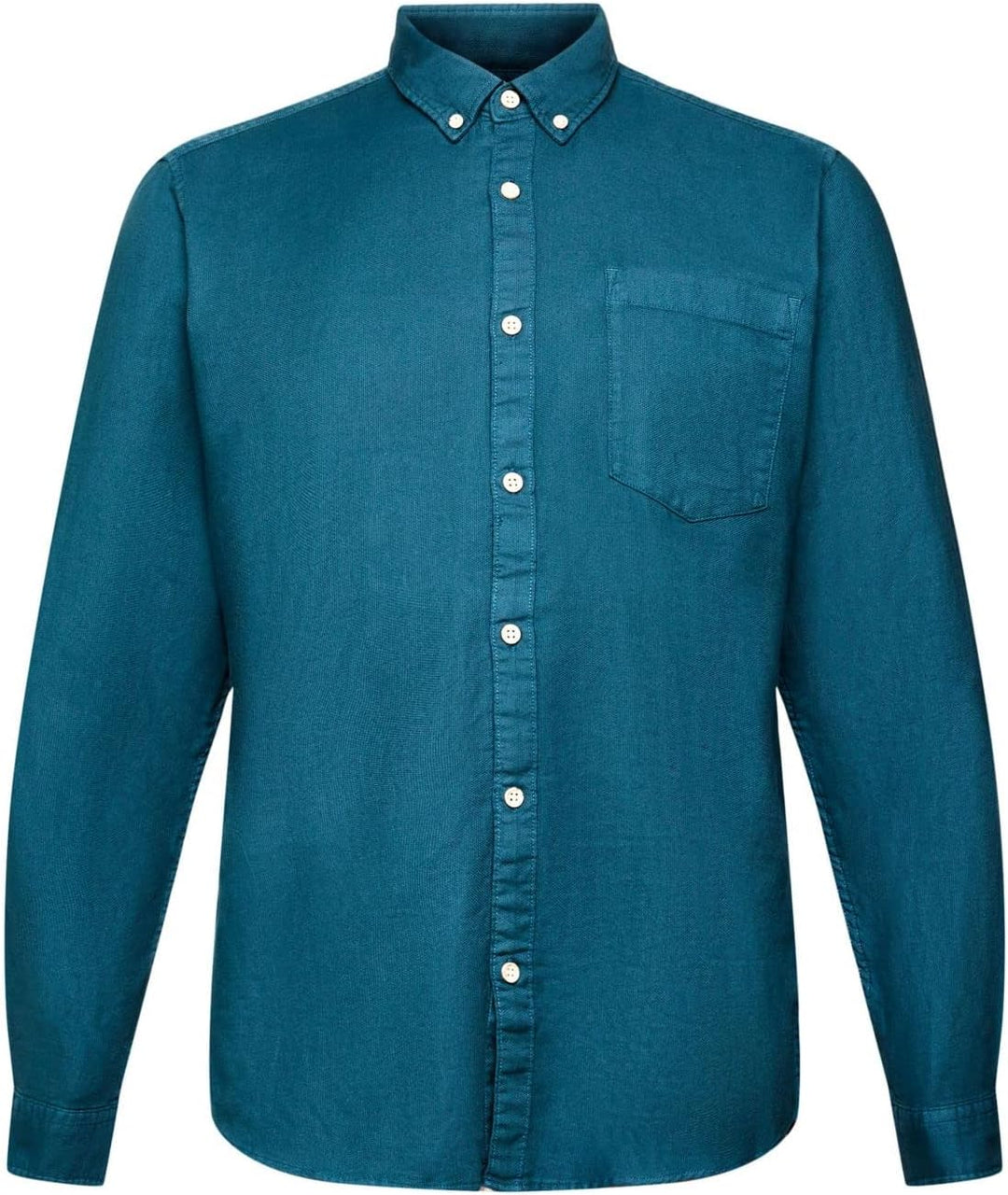 ESPRIT Button-Down-Hemd aus Baumwolle L Dark Turquoise, L Dark Turquoise