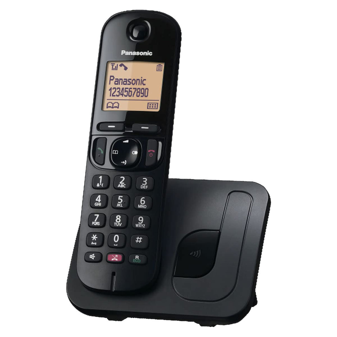 Panasonic KX-TGC250JTB Digitales Schnurlostelefon für Senioren mit Blockierung von unerwünschten Anr