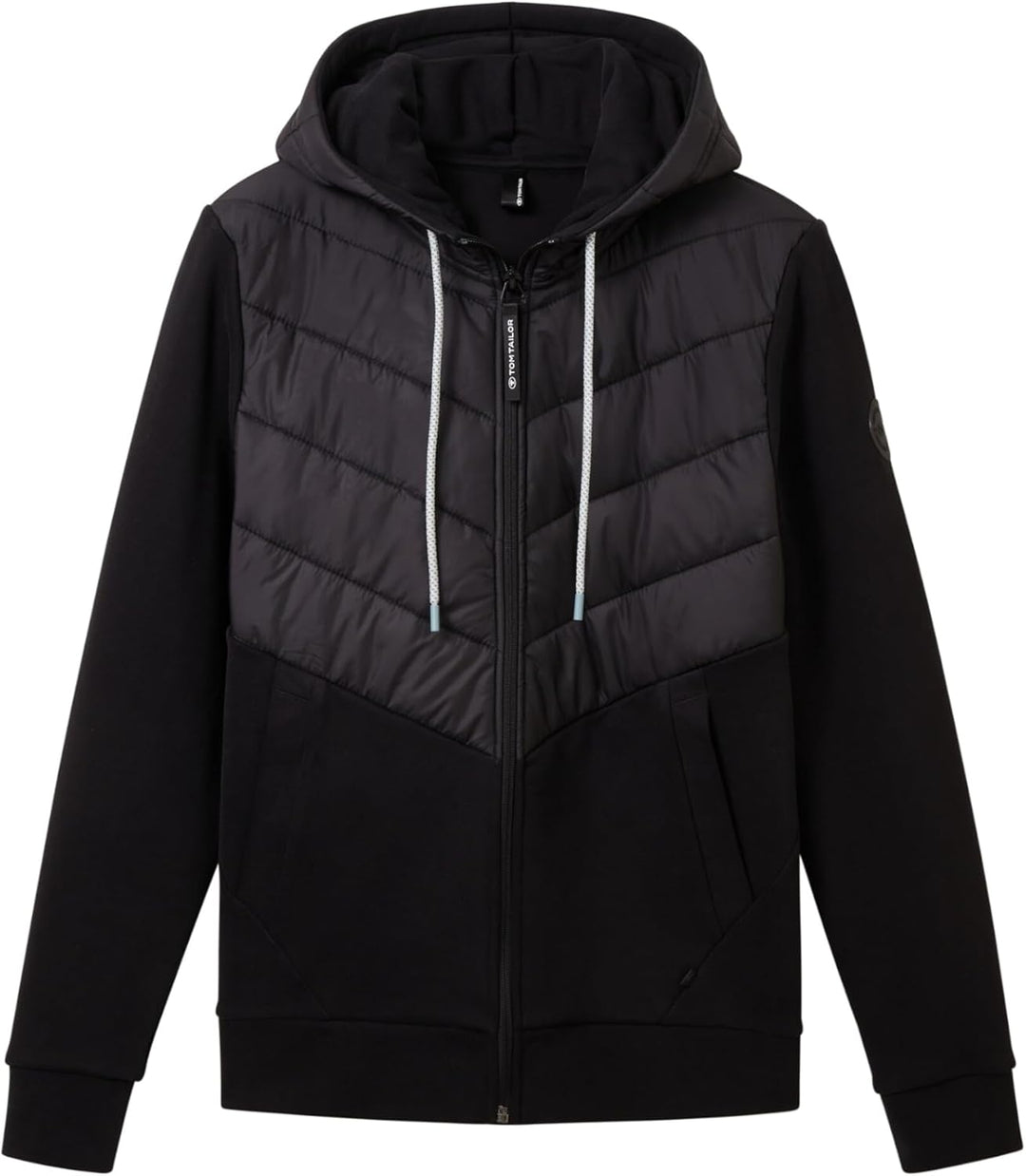 TOM TAILOR Herren Sweatshirt S 29999 - Black, S 29999 - Black
