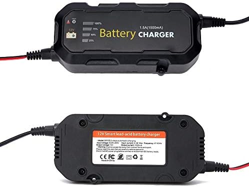 Motorrad Batterie Ladegerät BC2 Vollautomatisch 1.500mA