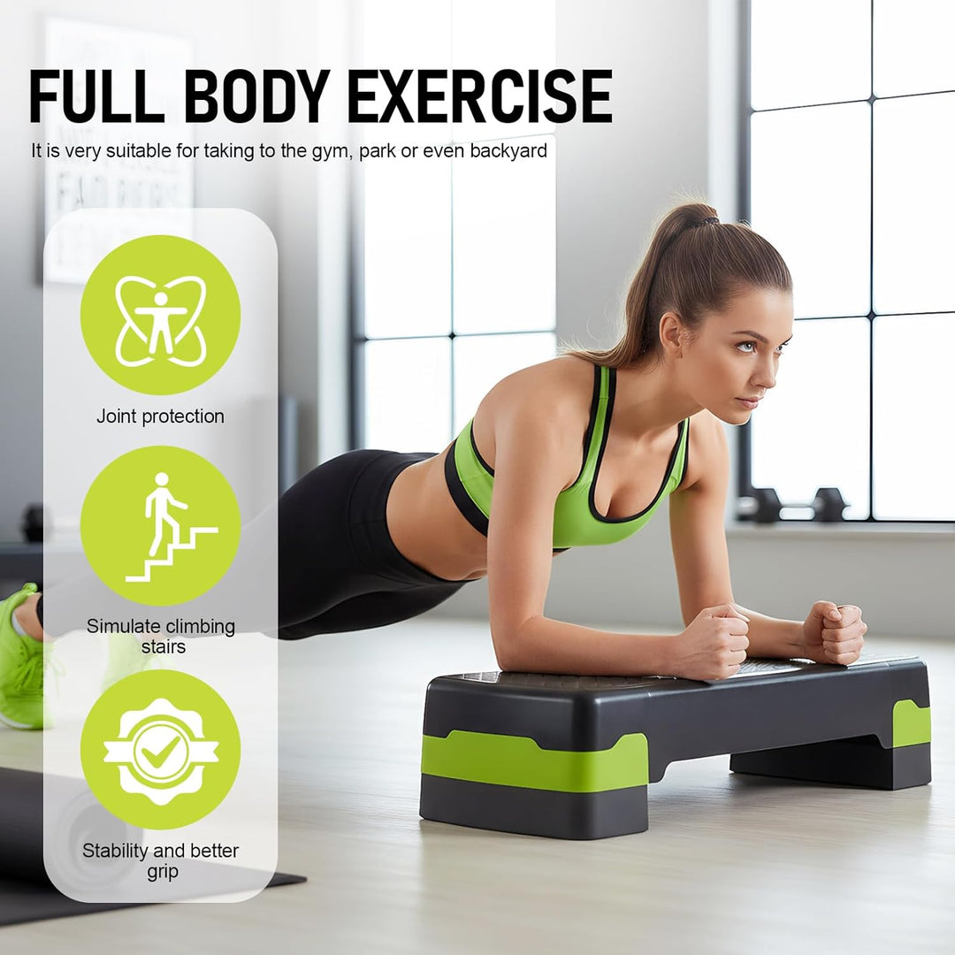 Fitnessgeräte für Zuhause Steppbrett Stepper,Rutschfestes Stepper Trainingsgerät für Aerobic und Fit