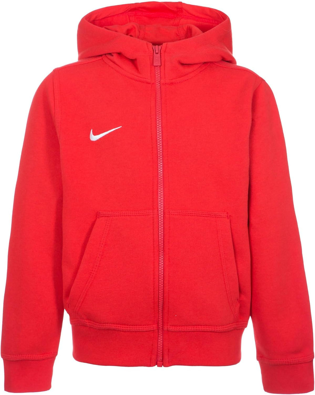 Nike Kinder Sweatshirt Team Club Full Zip Kapuzenjacke,Blau (Obsidian/football White), S XS Rot (Uni