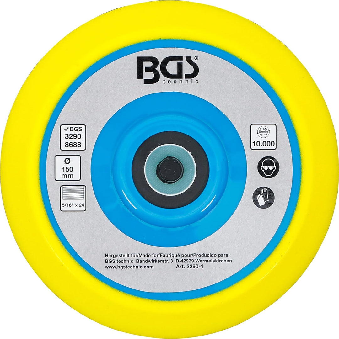 BGS 3290-1 | Klett-Teller für Art. 3290 / 8688 | Ø 150 mm Klett-Teller | Ø 150 mm, Klett-Teller | &#