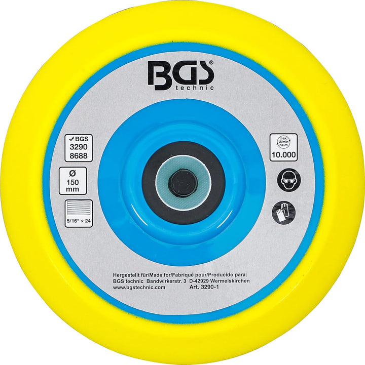 BGS 3290-1 | Klett-Teller für Art. 3290 / 8688 | Ø 150 mm Klett-Teller | Ø 150 mm, Klett-Teller | &#