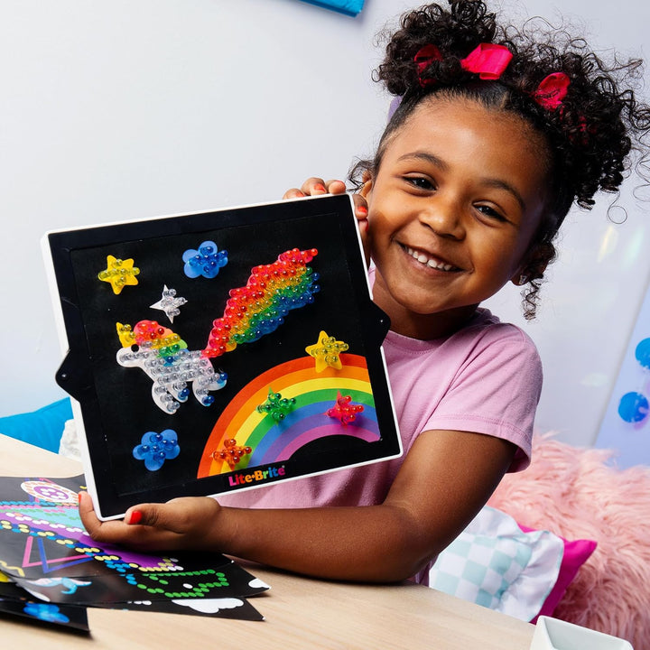 Basic Fun 2215 Lite-Brite Ultimate Classic, Light Up Drawing Board, LED Drawing Board with Colours,