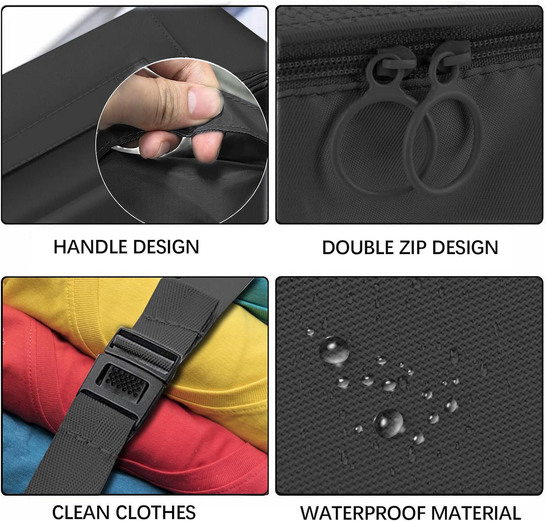 Jsdoin Koffer Organizer Set 9-Teilig Kofferorganizer Reisetasche travel Organizer Wasserdichte Packt