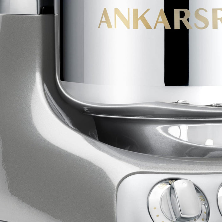 Ankarsrum 6230 SV Assistent Orginal Basis Küchenmaschine, Jubilee Silber