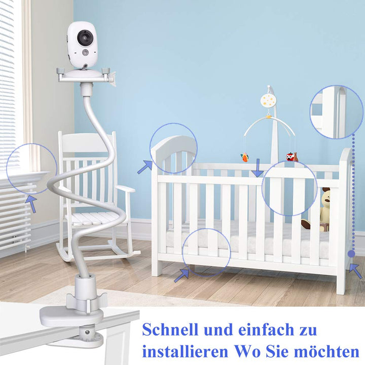 EYSAFT Babyphone Halterung,Kamera Halterung für HelloBaby/momcozy/GHB/Philips Avent/eufy/nooie/Blemi