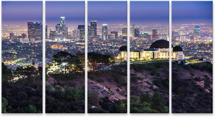 islandburner Bild auf Leinwand Griffith Obervatory Und Innenstadt Von Los Angeles Kalifornien Usa Sk