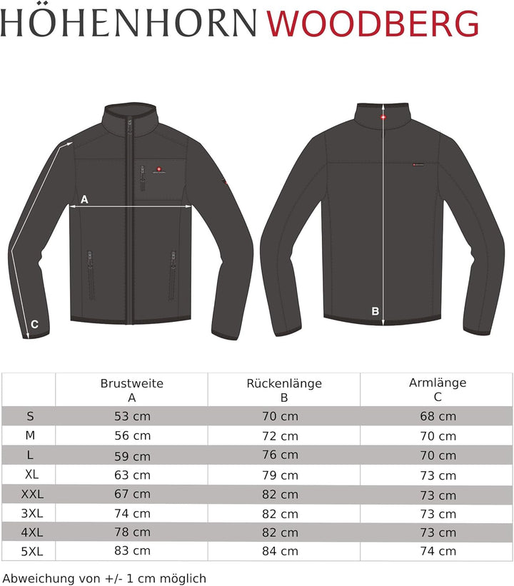 Höhenhorn Woodberg Herren Hoodie Pullover Sweatshirt Kapuzenpullover