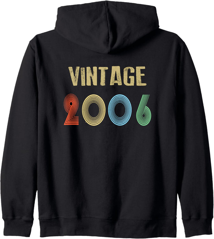 2006 Vintage Geburtstag Kapuzenjacke
