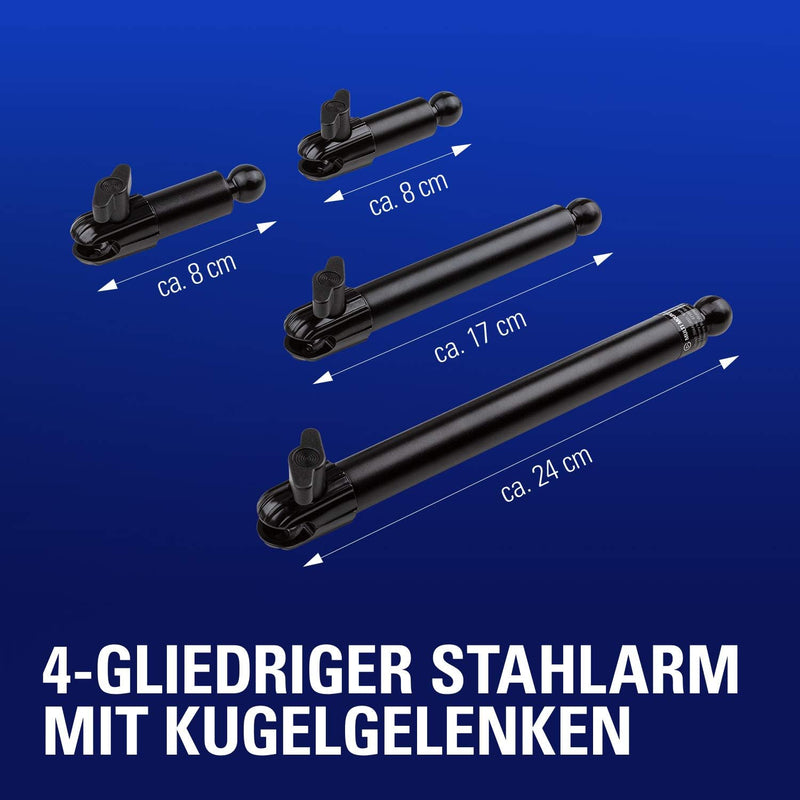 Elgato Flex Arm L, hochwertiger 4-gliedriger Gelenkarm für einfaches Befestigen und Anpassen von Bel