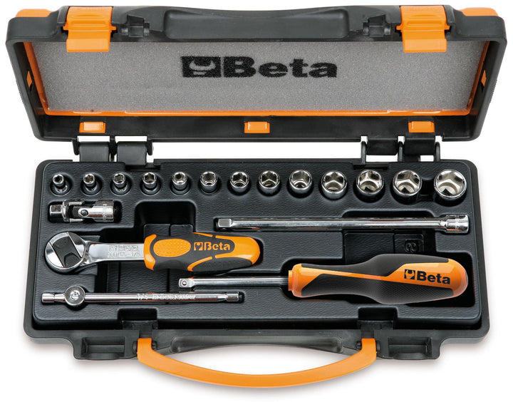 Beta 900/C13-5 Sechskant-Steckschlüssel Set, Schraubendreher Bundle, Werkstatt Tools (13 Sechskant-S