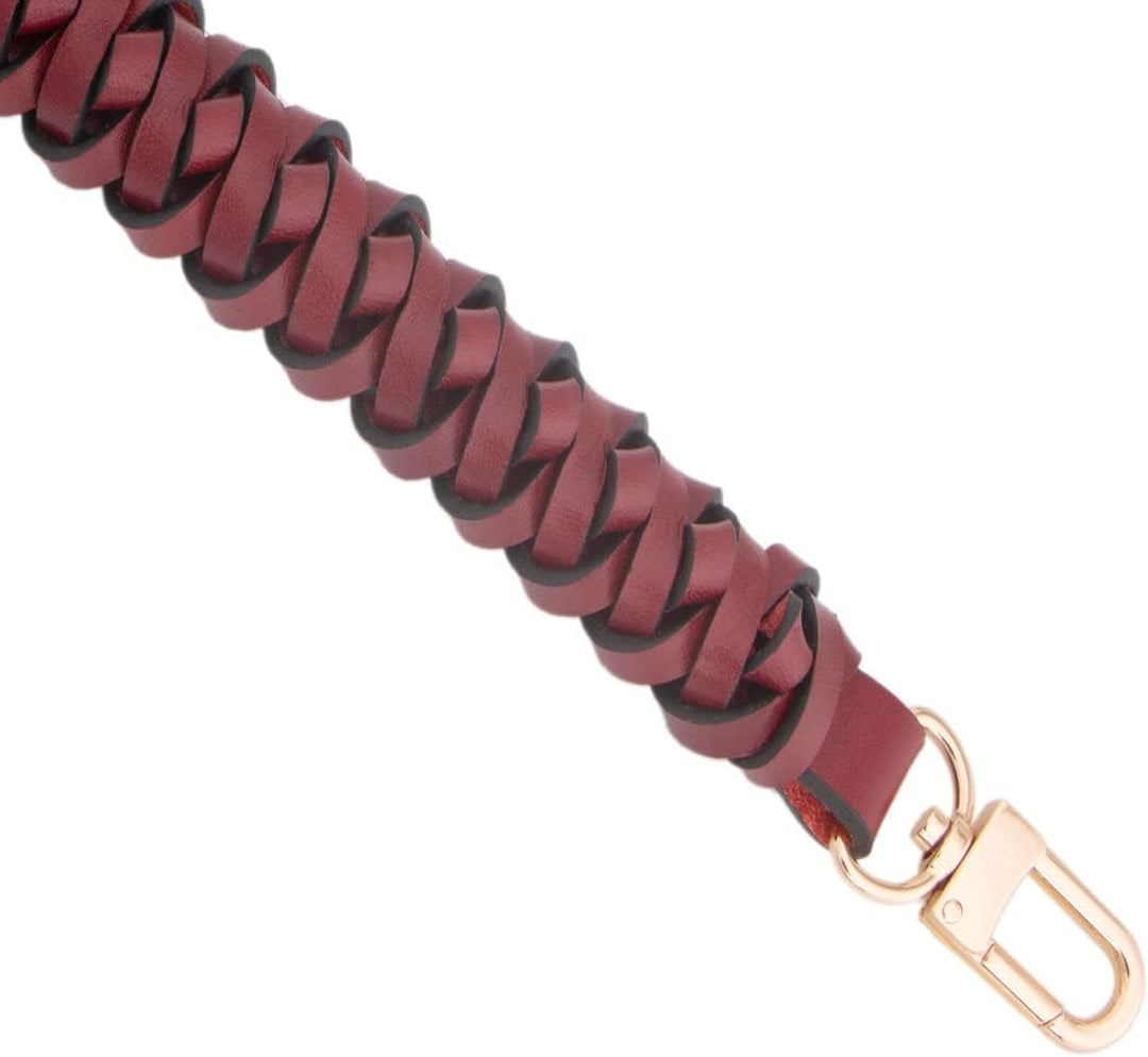 Senral Geflochtener Echtleder-Griff 38cm,Taschenhenkel für Beaubourg Hobo Top Handle Neonoe Strap Ne
