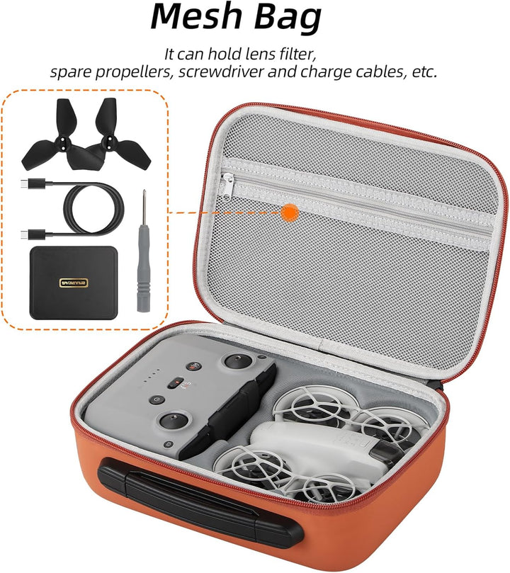 ZJRXM Tasche für DJI Neo Fly More Combo, Tragbare Reisetasche für DJI Neo Drone Zubehör, Neo RC-N3 T