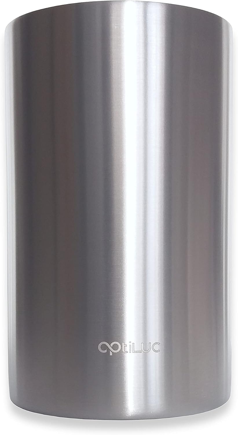 Weinkühler aus Edelstahl, Flaschenkühler Doppelwandig für Wein, Sekt, Champagner, Bier, Glas Flasche
