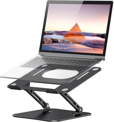 JOIOT Laptop Ständer Höhenverstellbar Laptop Stand Aluminium Laptopständer Faltbarer MacBook Ständer