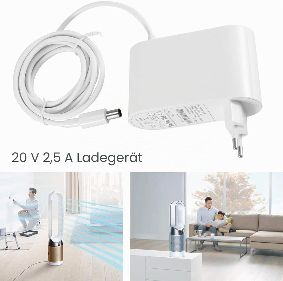20V Netzteil Ladegerät für Dyson Ventilator/Luftreiniger TP04 TP05 TP06, DP04 BP01 PH02 PH04 PH09, L