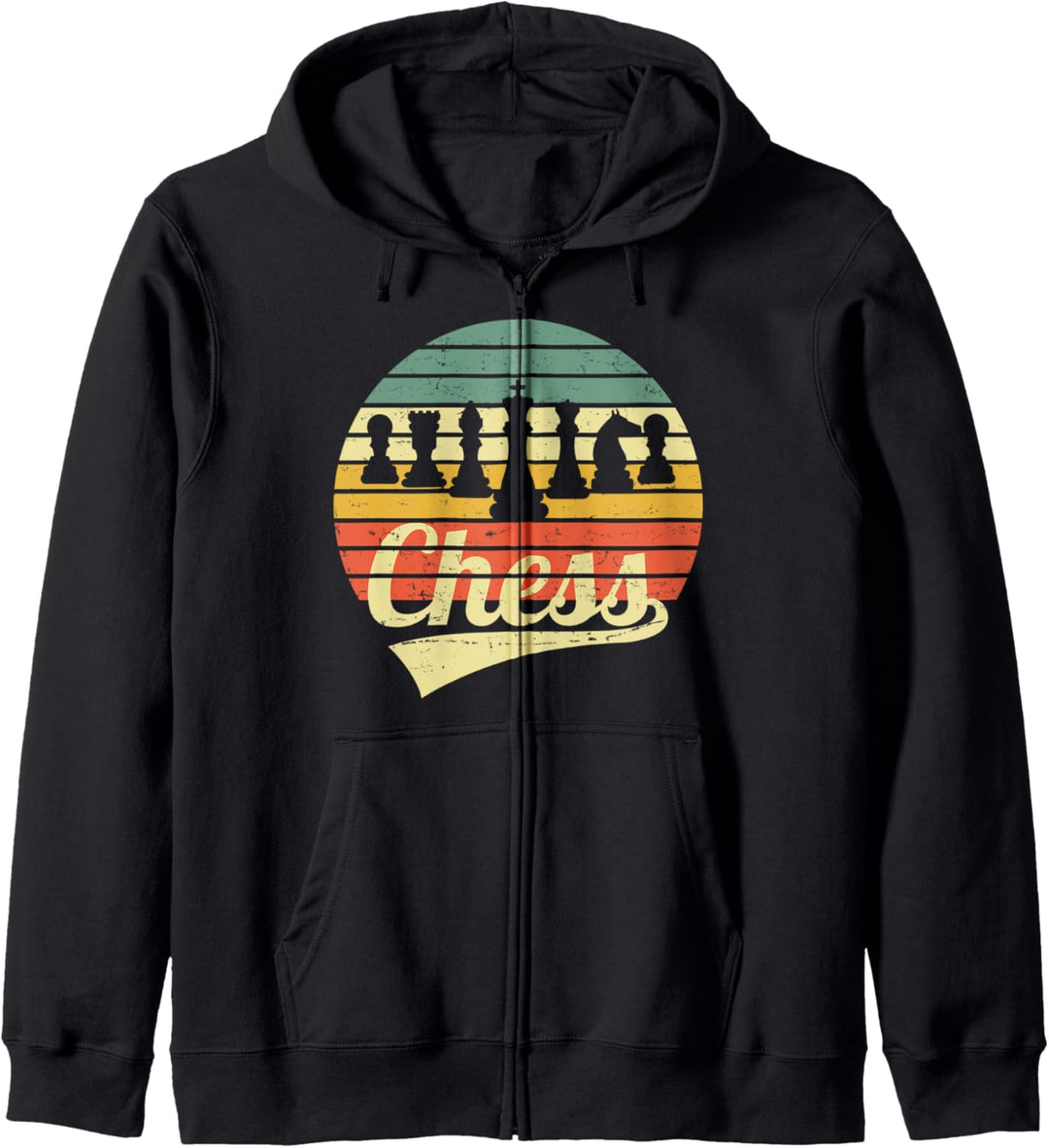 Schach Vintage Chess Retro Brettspiel Schachspiel Kapuzenjacke