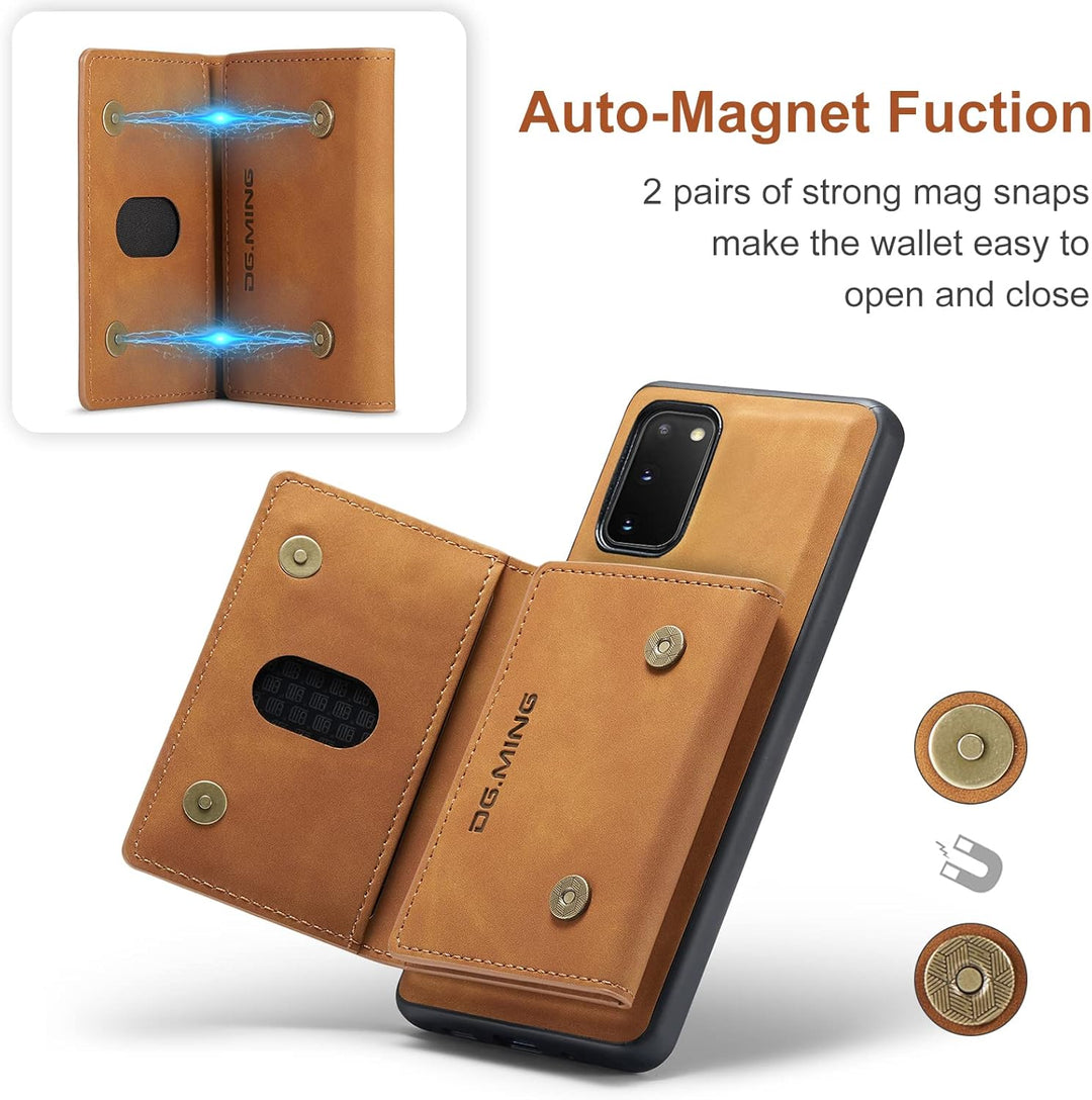 UDBKKDX 2 in 1 Handyhülle für Samsung Galaxy Z Fold 5, abnehmbare Brieftasche und magnetische Adsorp