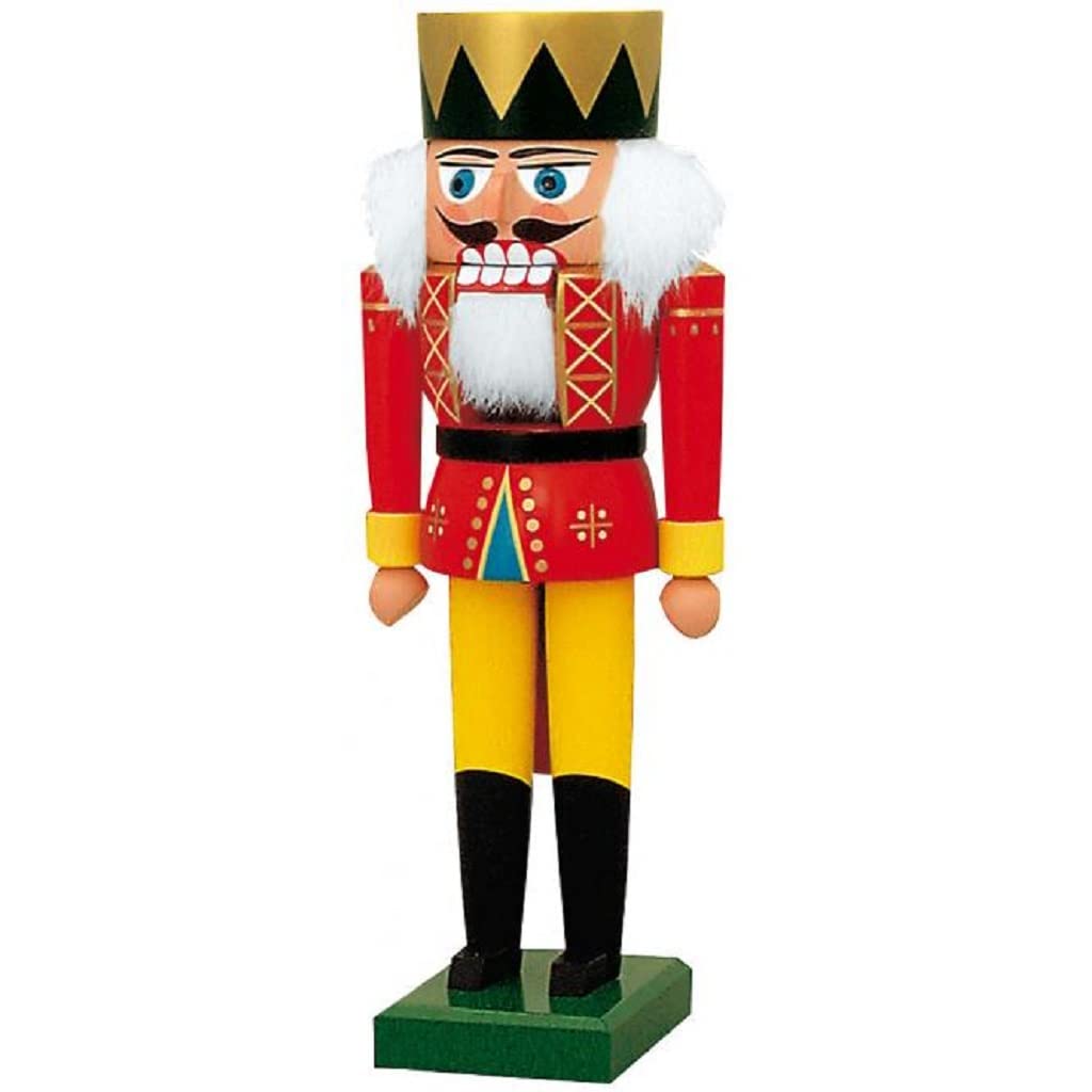 KWO Olbernhau Nussknacker König, Mehrfarbig, 35 cm