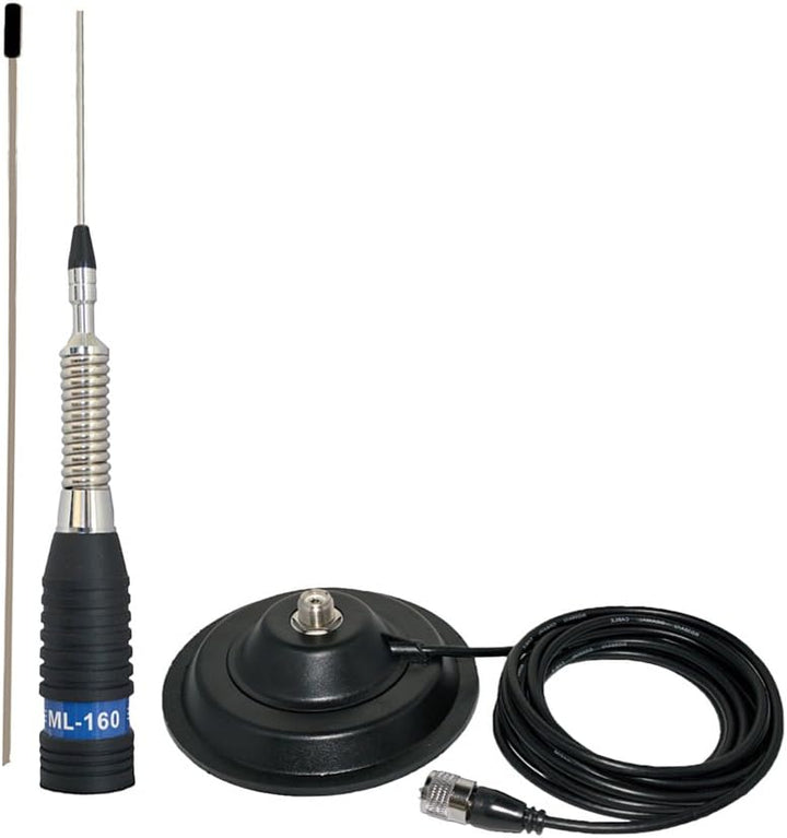 PNI ML160 Antenne "CB" mit Magnet enthalten, 155 cm Schwarz Single, Single