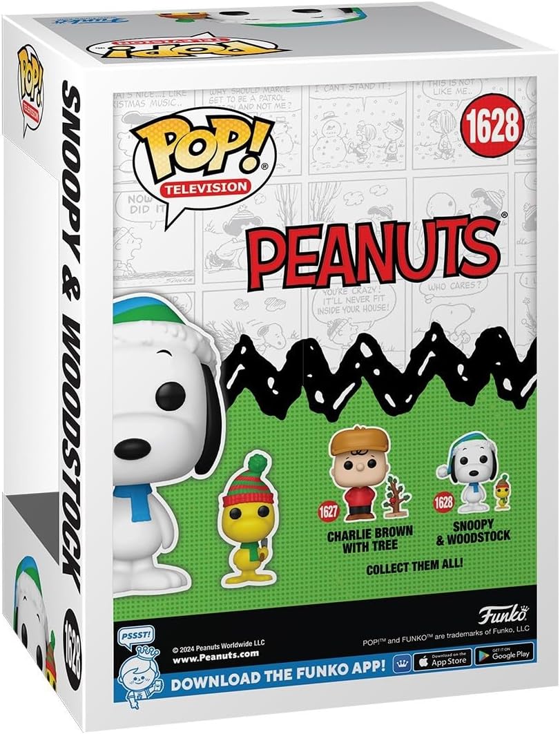 Funko Pop! & Buddy: ACBC– Snoopy & Woodstock - Peanuts TV Specials - Vinyl-Sammelfigur - Geschenkide