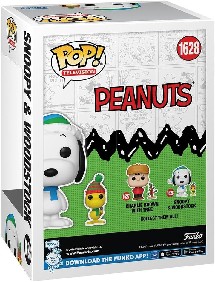 Funko Pop! & Buddy: ACBC– Snoopy & Woodstock - Peanuts TV Specials - Vinyl-Sammelfigur - Geschenkide