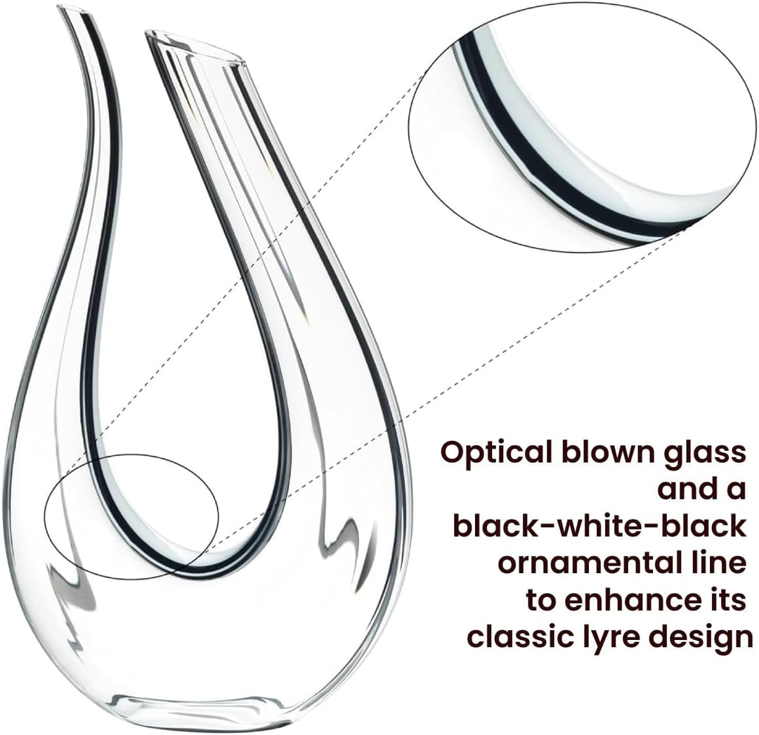 RIEDEL Amadeo Fatto A Mano Dekanter Transparent, Transparent