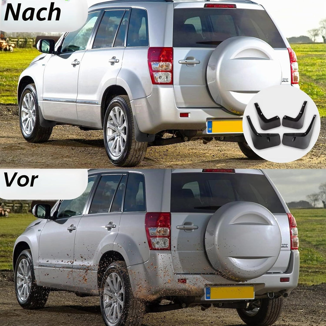 Psler Auto Schmutzfänger Kotflügel Spritzschutz Kit für Vitara 2016-2023 Suzuki Vitara 2016-2023, Su