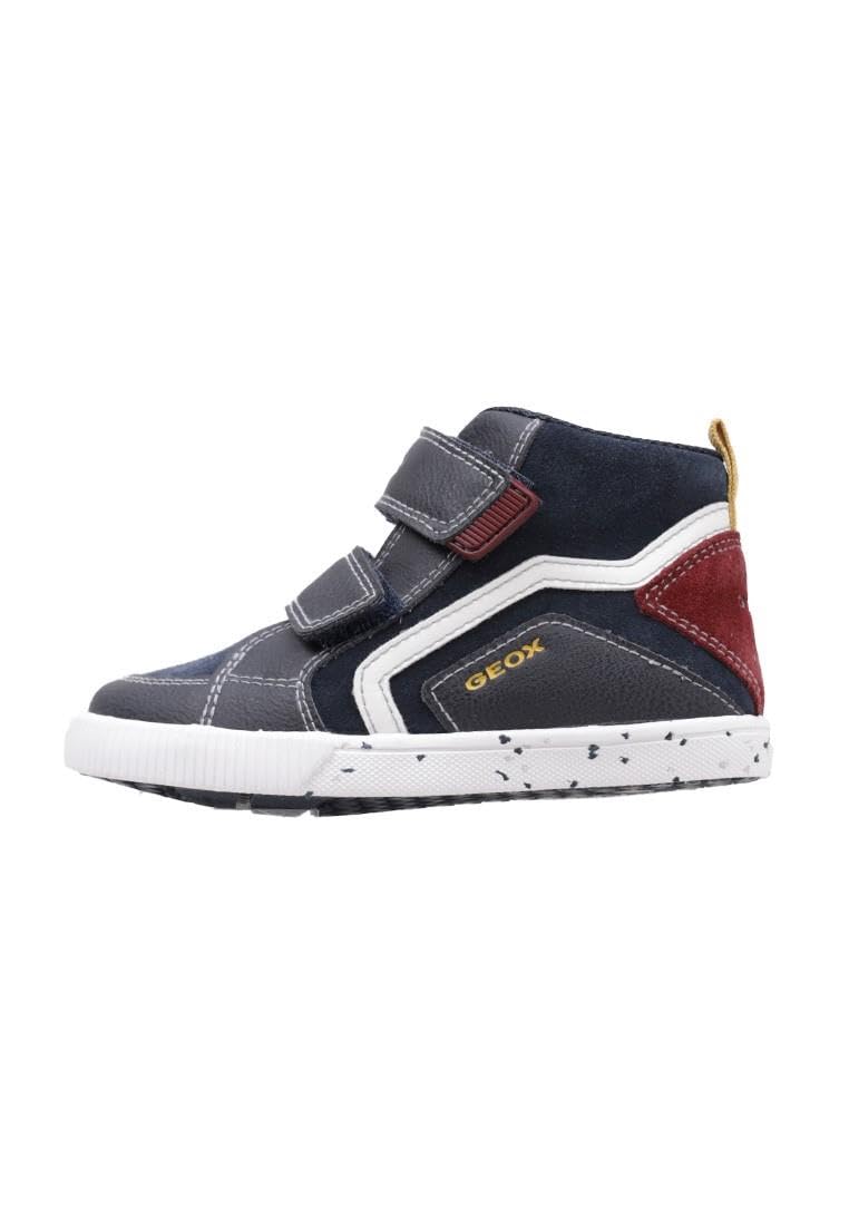 Geox Baby-Jungen B Kilwi Boy C' Sneaker 23 EU Navy Bordeaux, 23 EU Navy Bordeaux