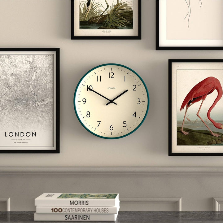 JONES CLOCKS® Studio Runde Wanduhr – Runde Uhr – Moderne Uhr – Designer Wand Uhren – Küchenuhr – Woh